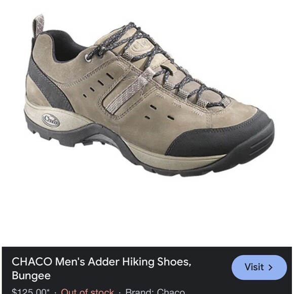 Chaco Adders Bungee Performance‎ Hiking Shoes Low Top Men’s 9.5